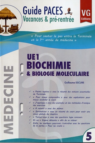 UE 1 Biochimie &amp; Biologie moléculaire