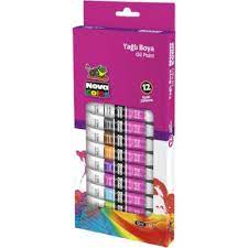 Boite de 12 Tube Peinture Oil
