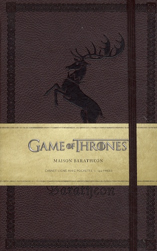 Game of Thrones, Maison Baratheon  - Carnet ligné avec pochette