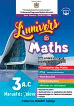 L'univers des Maths 3AC - Manuel de l'élève 2022 (Homologué)