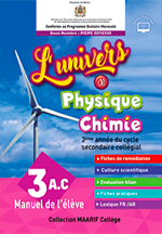 L'univers de Physique-Chimie 3AC - Manuel de l'élève 2021 (Homologué)