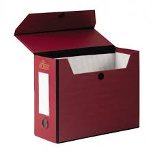 Boite de classement Sicla - avec couvercle velcro - 6cm