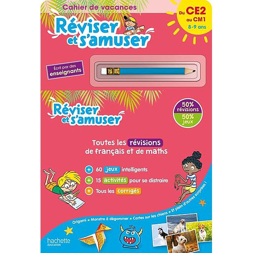 Réviser et s'amuser du CE2 au CM1  - Avec 1 crayon-gomme