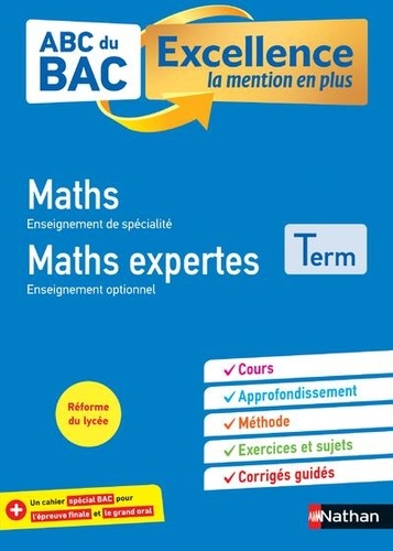 ABC du Bac Excellence - Maths & Maths Expertes Tle