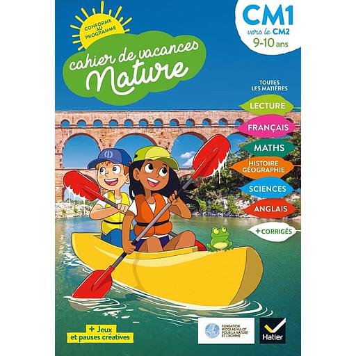 Cahier de vacances Nature du CM1 au CM2
