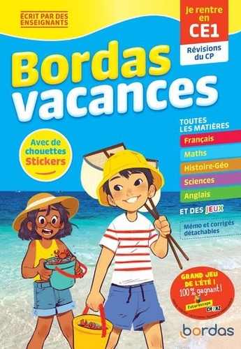 Bordas vacances - je rentre en ce1