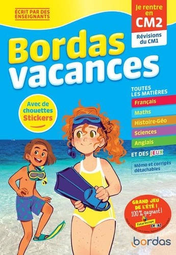 Bordas vacances - je rentre en CM2