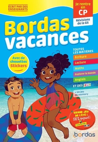 Bordas vacances - je rentre en CP