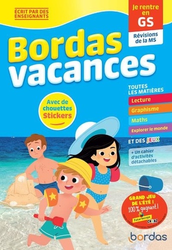 Bordas vacances - je rentre en Grande Section