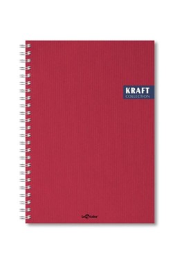 Bloc Note KRAFT 5*5 Avec Spiral 200P 17x24