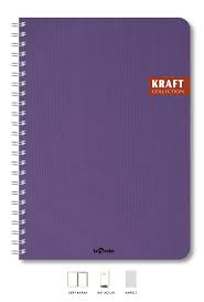 Bloc Note KRAFT 5*5 Avec Spiral 192P 17x24