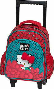 Cartables à Roulettes Hello kitty 2 Compartiments Rouge
