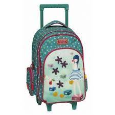 Cartable à Roulette Kori kumi 3 Compartiment Vert