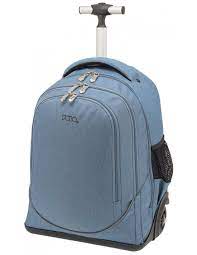 Cartable à Roulette UNI 3 Poche Bleu Jeans