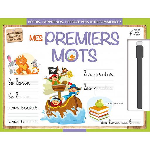 Mes premiers mots (avec un feutre effaçable)