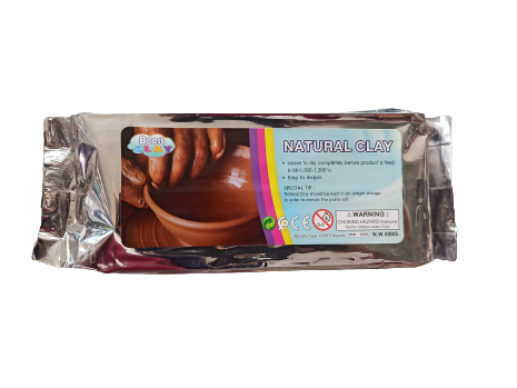 Pate a modeler Céramique 500g - Terracotta