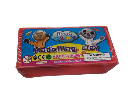 Pate a modeler 500g Rouge