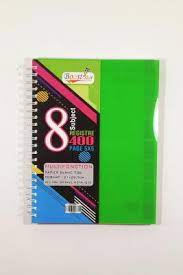 Registre avec Spiral 5*5 384 Pages 70G 8 Sujuts