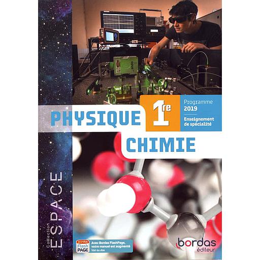 Physique-Chimie 1re Espace  - Enseignement de spécialité