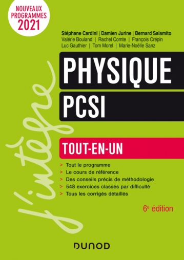 Physique PCSI - Tout-en-un - 2021 - 6e édition