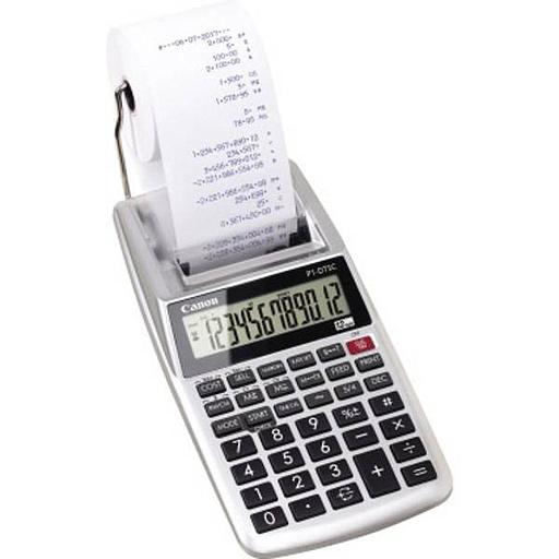 Calculatrice imprimante argent