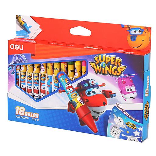 Crayons Cire 24 Couleurs Super Wings