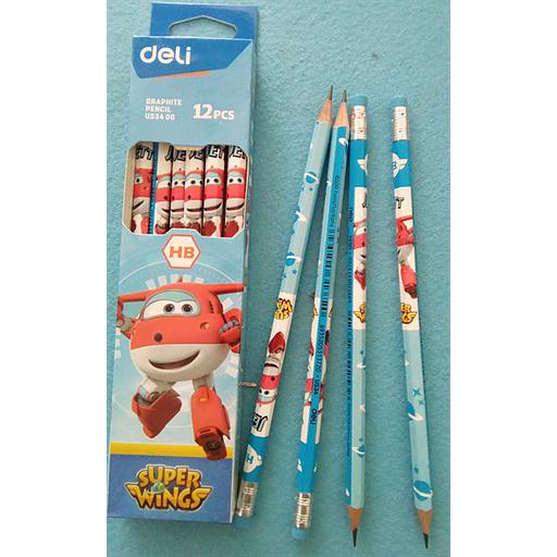 Crayon à papier 2B Super Wings