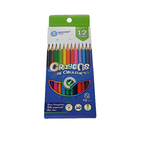 Crayon Couleur de 12 Boost school