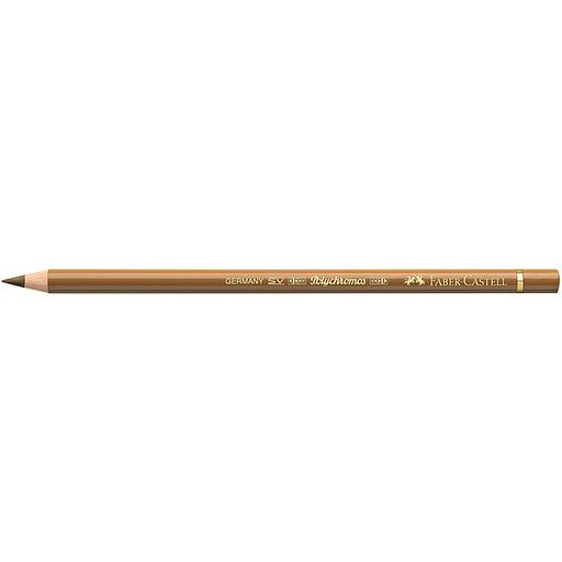 Crayon de couleur Polychromos 182 ocre brun