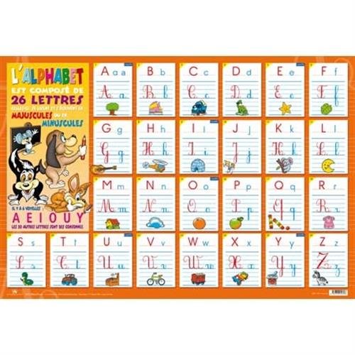 Posters recto verso : J'apprends l'alphabet