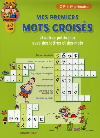 mes premiers mots croisés les vacances