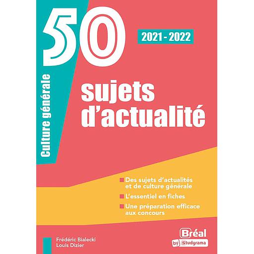 50 sujets d'actualité  - Culture générale