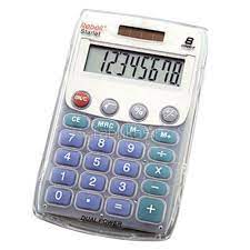 Calculatrice de Poche Rebell Transparent 113*67