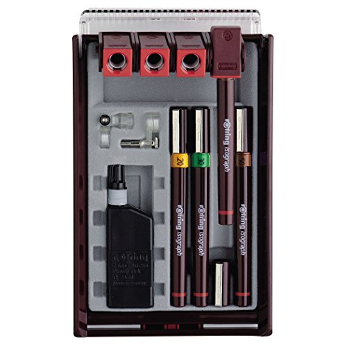 Isograph Junior Set 4X Technical Pens ( 0.20mm, 0.30mm, 0.40mm, 0.50mm))