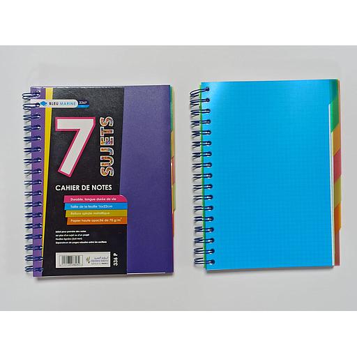 Registre Spiral 336P 7 Sujuts 17*22 5*5 70G