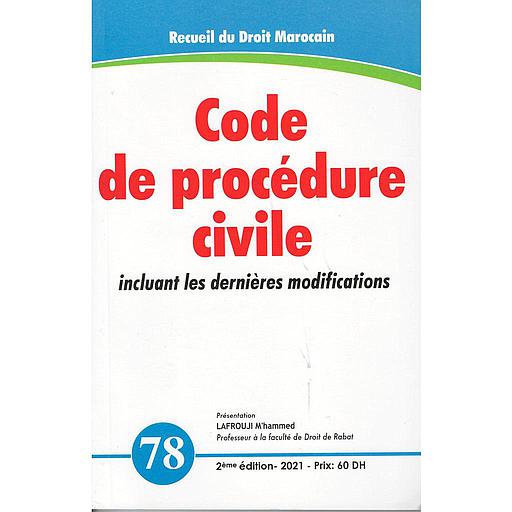 Code de procédure civile n°78 - 2021