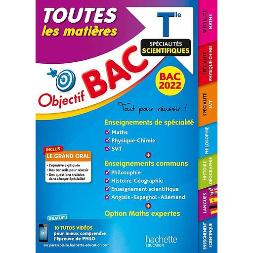 Objectif Bac - Toutes les matières Tle Spécialités scientifiques