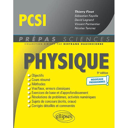 Physique PCSI