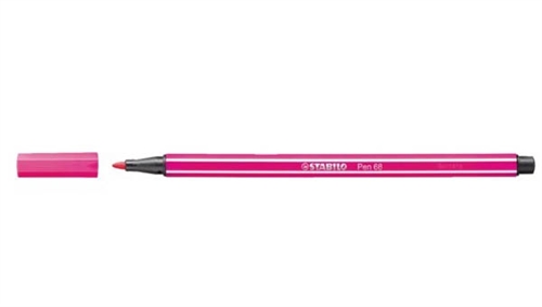 Feutre Pen 68 Stabilo - rose foncé - n°56