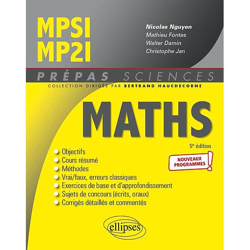 Mathématiques MPSI/MP2I