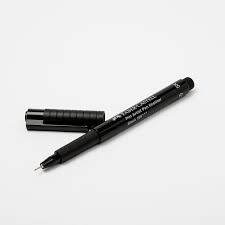 Feutre Pitt Noir Extra Fin XS