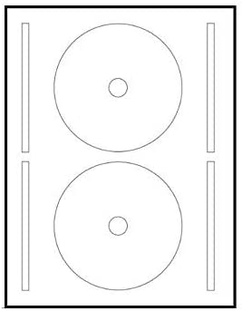 Paquet Etiquettes Autocollantes Imprimantes Pour CD BO-117000