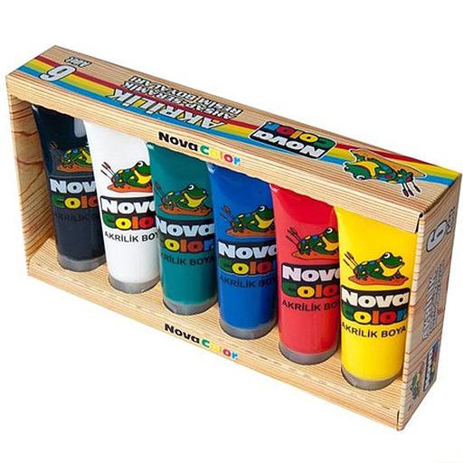Set de 6 Tube Acrylique 75ml