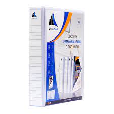 Classeur Personnalisable PVC 2 Face Dos 40MM