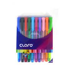 Pochette de 10 Stylo à Bille Trion Poignée Translucide 1MM