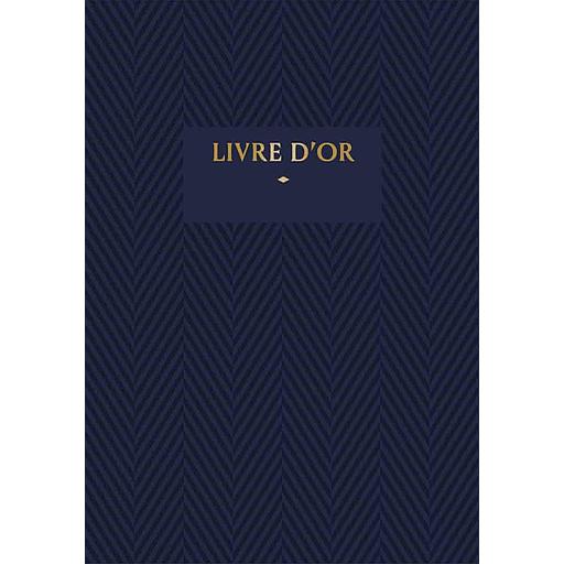 Livre d'or bleu