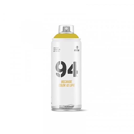 Bombe de peinture MTN 94 - Jaune Soufre 400ml