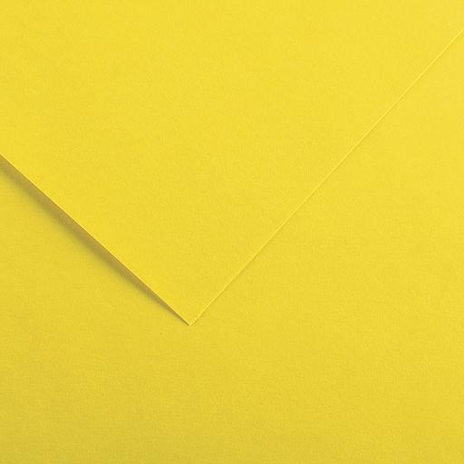 Feuille Dessin 150G 50*65 - Jaune Canari