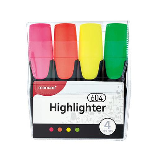 Pochette de 4 Fluorescent