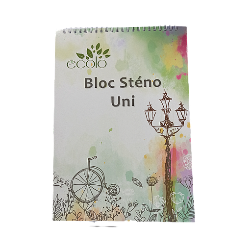 Bloc Sténo 21*29.7 CM 160P 70Grs UNI